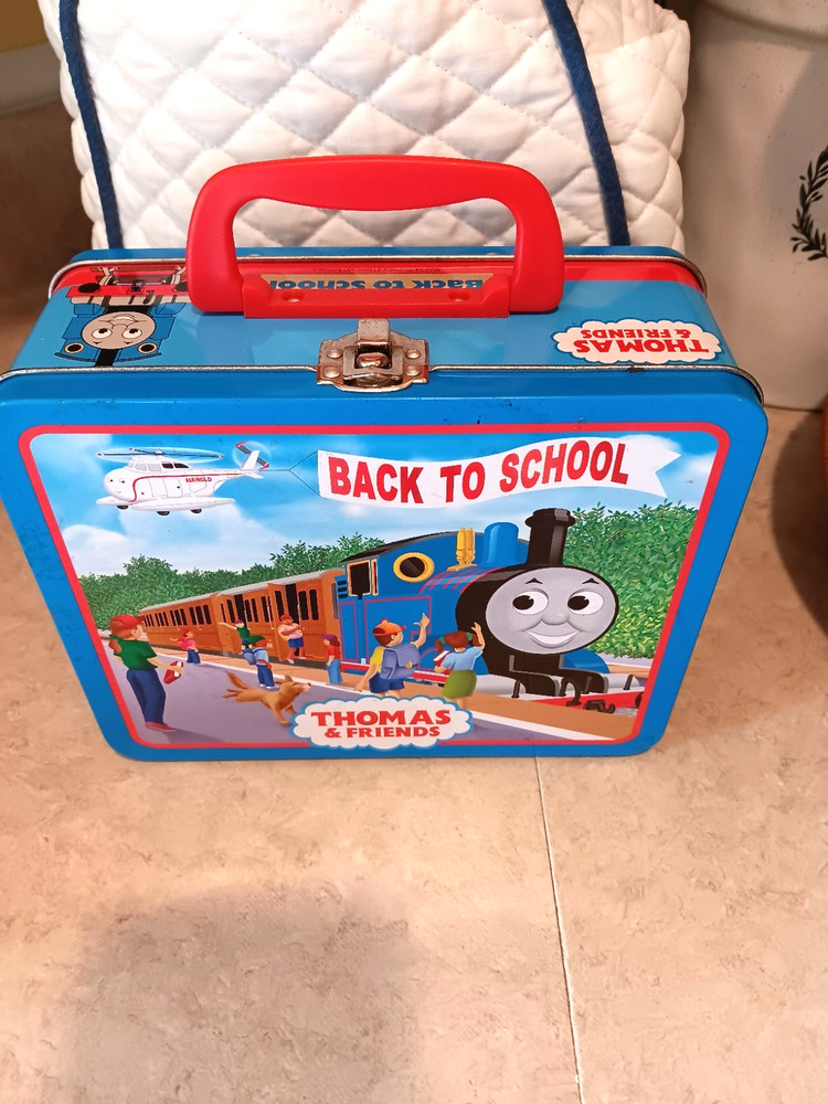 Thomas & Friends Back To School Tin Lunch Box Thomas the Train Engine Plus More