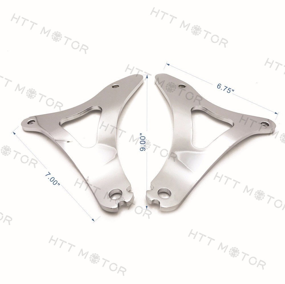 Low Mount Kit & Multi-Purpose Driver Passenger Backrest For 14-17 Harley Touring