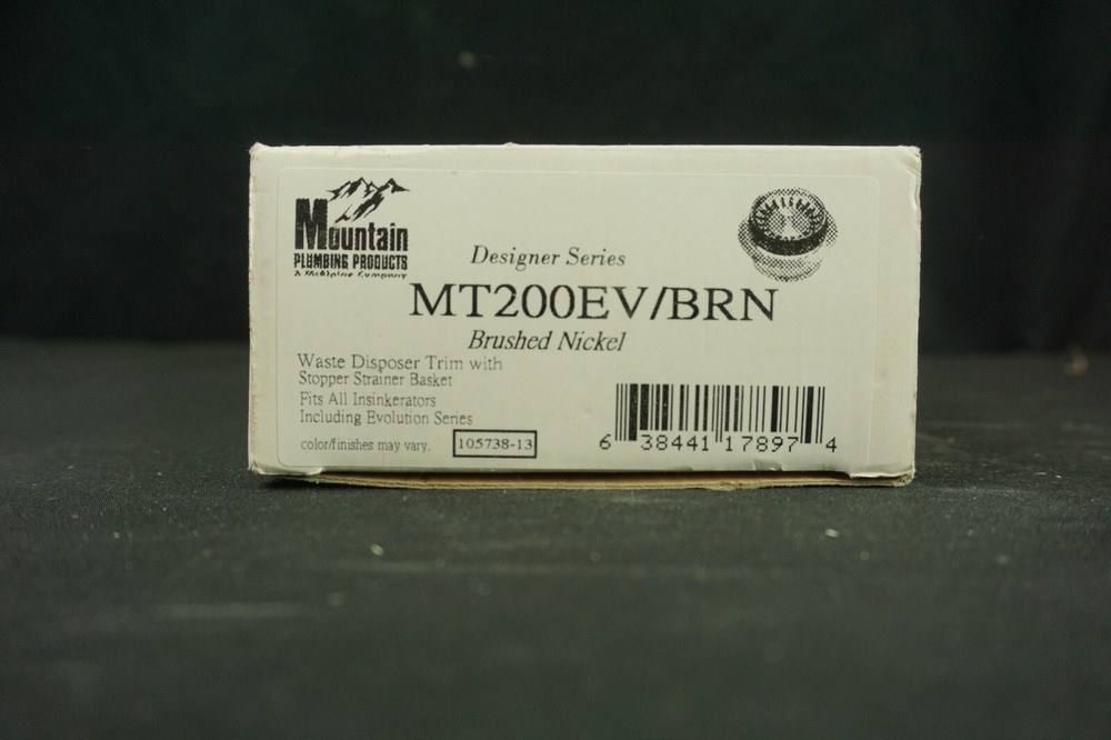 Mountain Plumbing, MT200EV/BRN, Deluxe Waste Disposer Trim With Stopper/Strainer