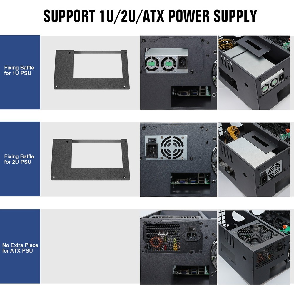 Ethereum ETH 8 GPU Miner Mining Machine System for Mining ETH GPU Miner w/ CPU