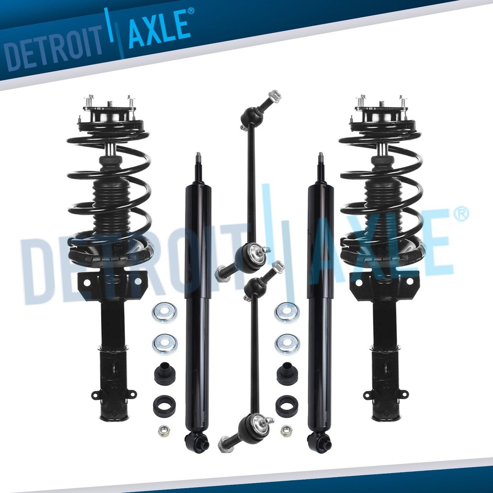 Front Struts Spring Sway Bars Rear Shock Absorbers for 2011 - 2014 Ford Mustang