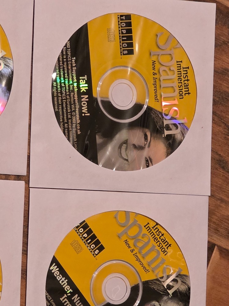 Spanish Language Instruction Software - 10 CD Set Topics Instant Immersion Audio