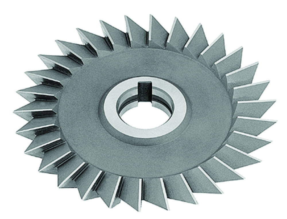 4 x 1/2 x 1" x 60º HSS Single Angle Milling Cutter - Left Hand