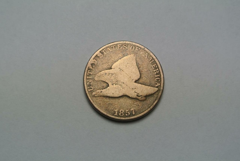 1857 Flying Eagle Cent, VG Condition - C7692