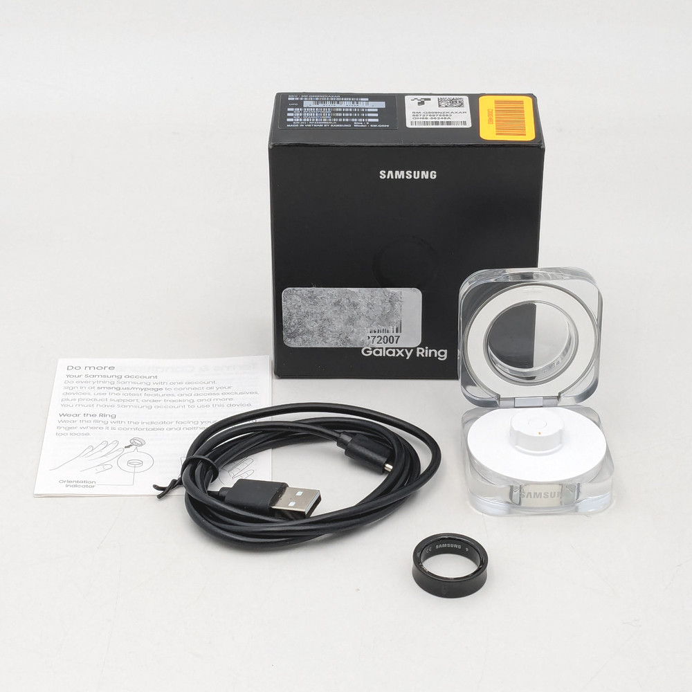 Samsung Galaxy Ring Activity & Health Tracker Size 9 (SM-Q509) - Black