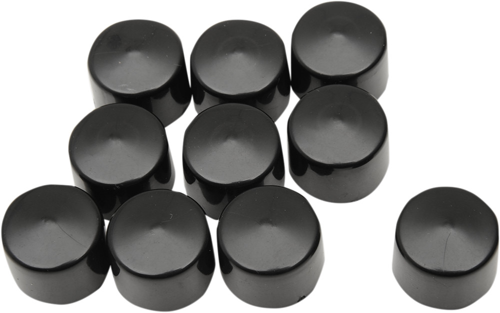 DRAG SPECIALTIES Cover - Bolt - Deep - Hex - Black 352090