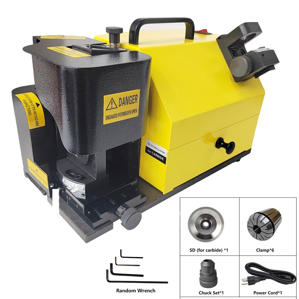 Milling Cutter Grinding Machine Top Angle Adjustable φ4-φ14 End Mill Sharpener