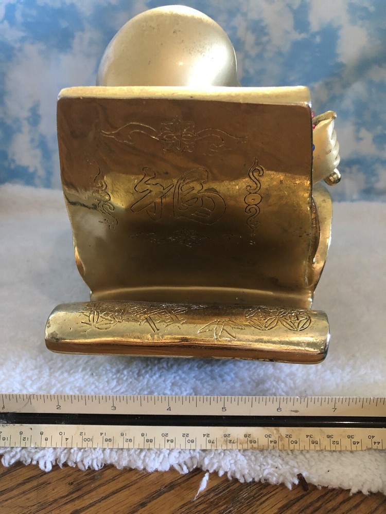 Large Brass Statue Incenser Burner Chinese- Very Heavy
