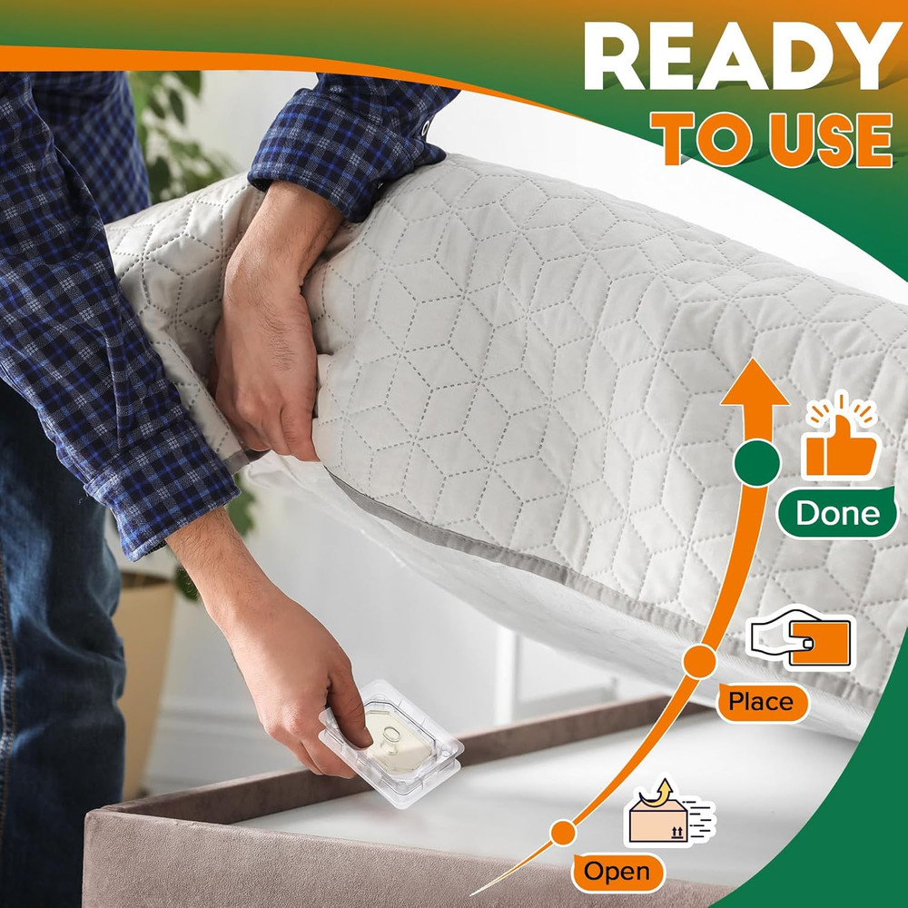 6 Set Bed Bug Detector & Trap, Bedbug Traps with Strong Glue, Bedbug Intercep...