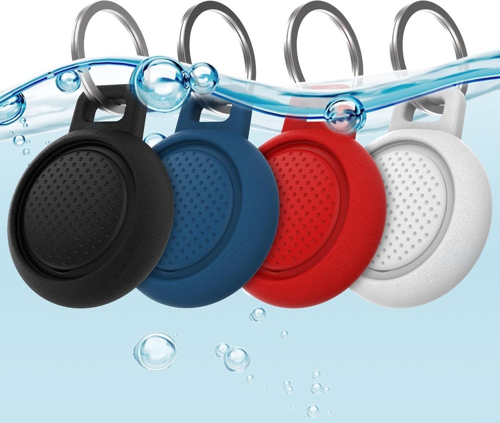 4 Pack Waterproof Airtag Keychain Holder Holder for Key, Backpack, ...