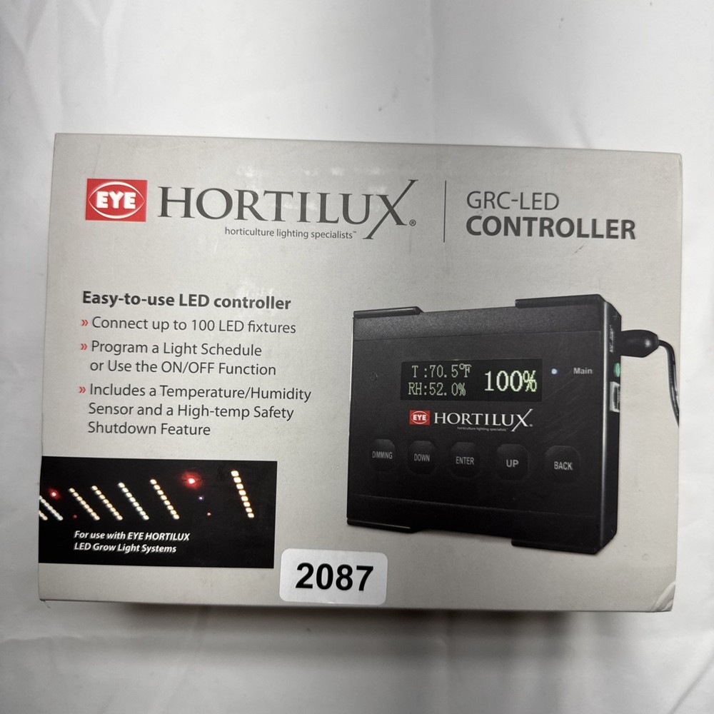 EYE Hortilux GRC-LED Grow Room Light Kit Controller Temperature Sensor NEW