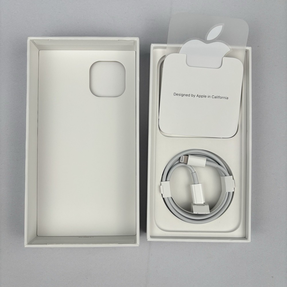 Original Apple iPhone 14 Midnight 128GB EMPTY BOX with USB-C Charging Cable