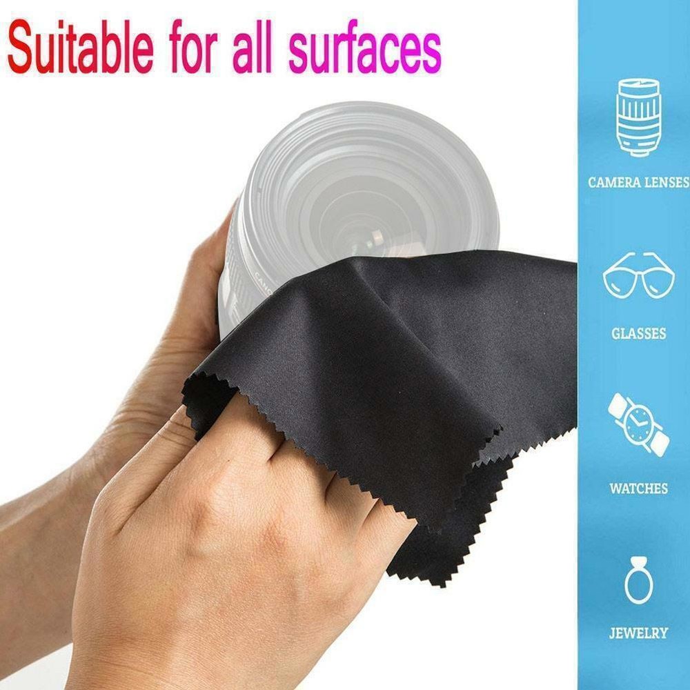 Lot Premium Microfiber Cleaning Cloth Eyeglass Sunglasses Camera LCD Screen