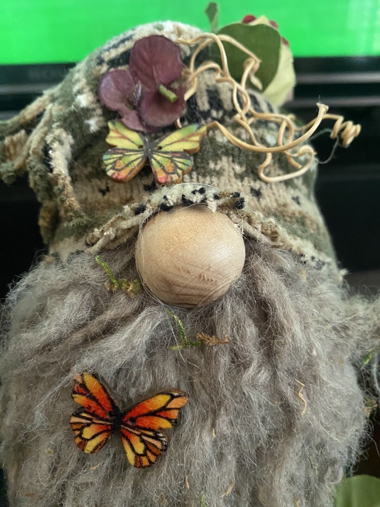 Handmade 9” Fall Gnome