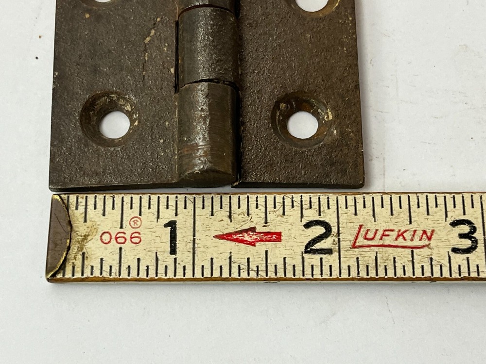 Set 2 Black Door window Shutter Hinges Right Left 2 x 3"