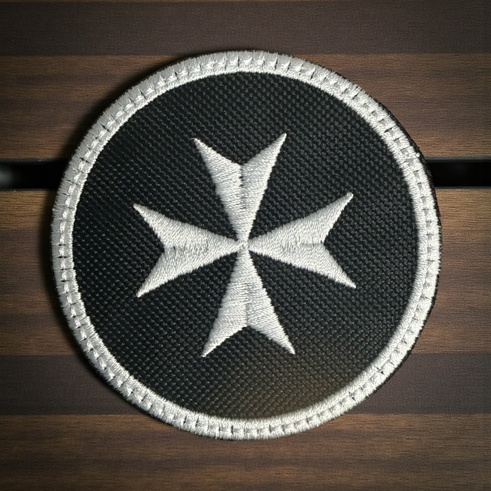 Black Templars Embroidery Patch 3" X 3"