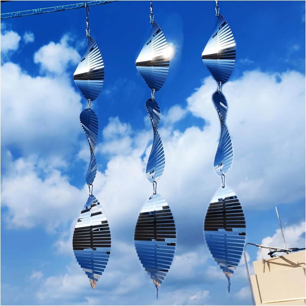 Bird Deterrent Spinners - Reflective Garden Decor