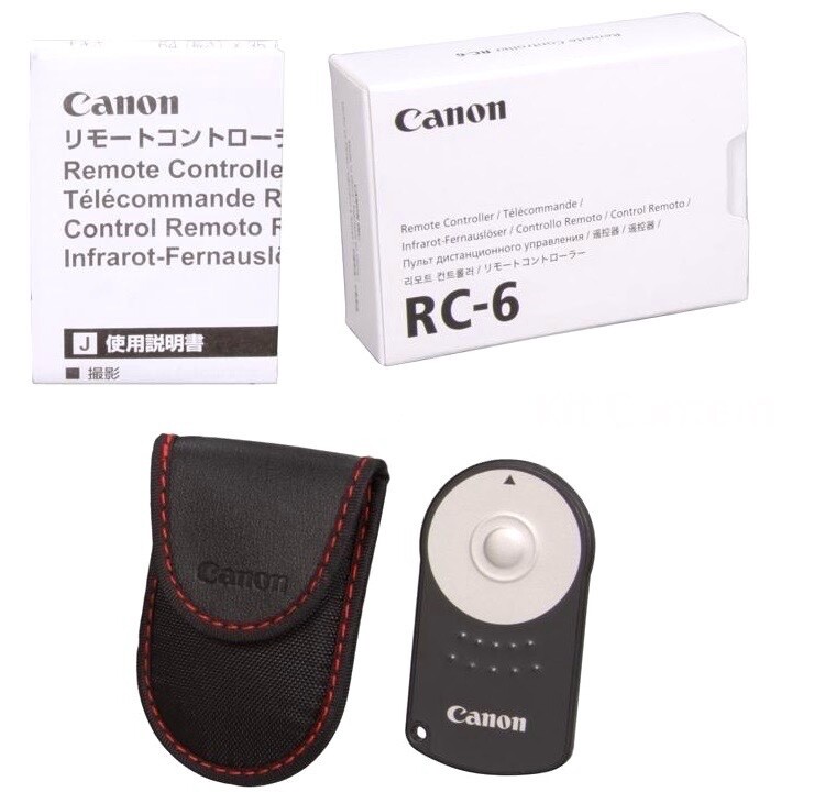 Canon RC 6 Remote Controller Wireless Shutter Release for 5D Mark IV, EOS M, T7i