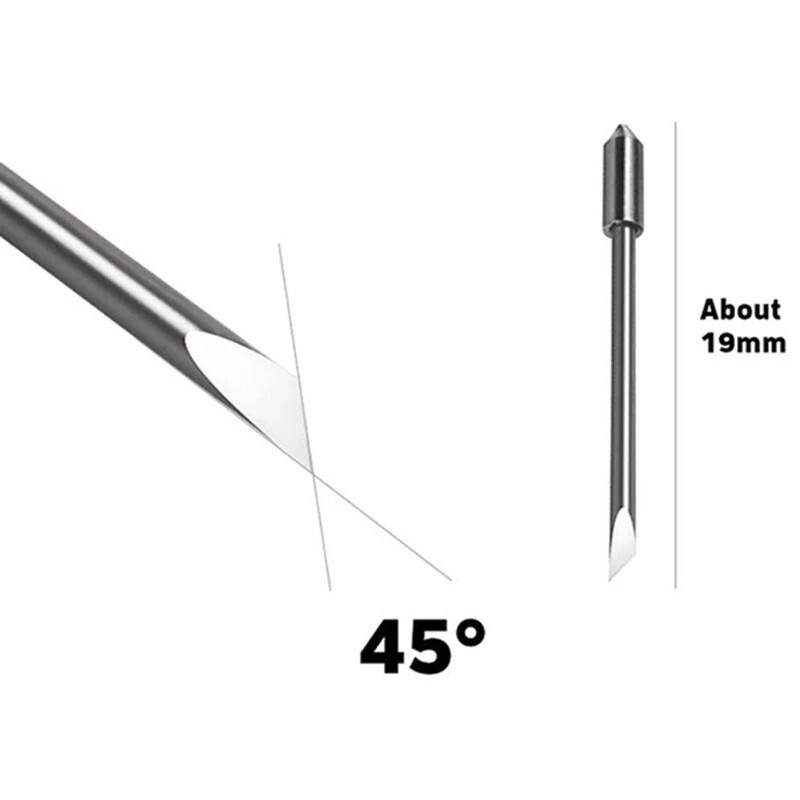 15PCS 45 Degree Blades Fit for Graphtec CB09 Vinyl Cutter Cutting Plotter