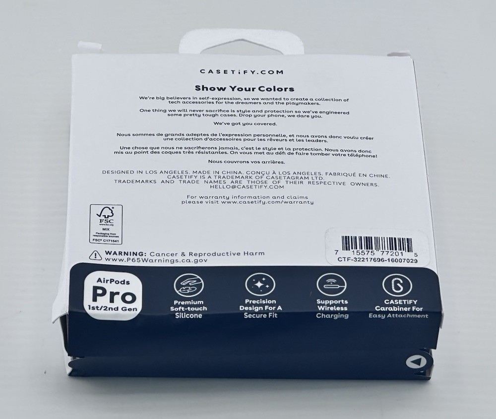 CASETiFY - Ripple Case for AirPods Pro - White