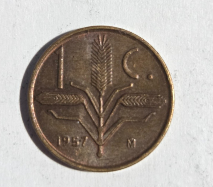 1957 Mexico 1 Centavo KM-417
