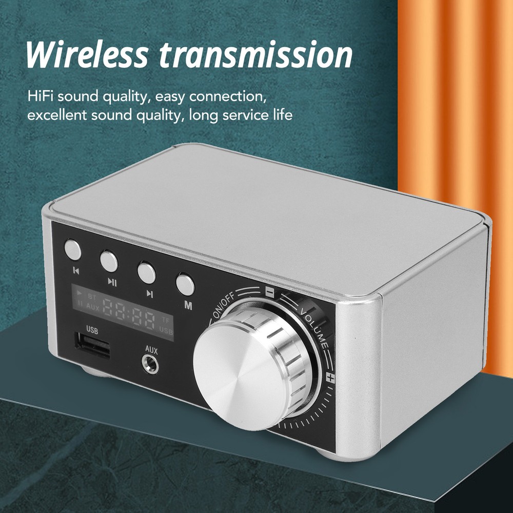 Amplifier Silver Mini 5.0 Digital Amplifier HiFi Stereo