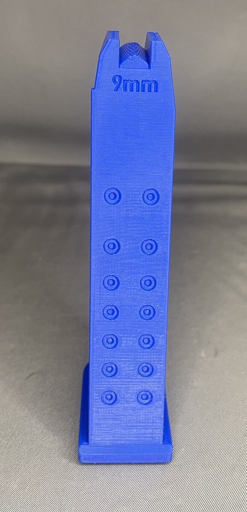 (2 pack) Glock 17 Dummy Magazine - Dry Fire training / practice magazine Blue