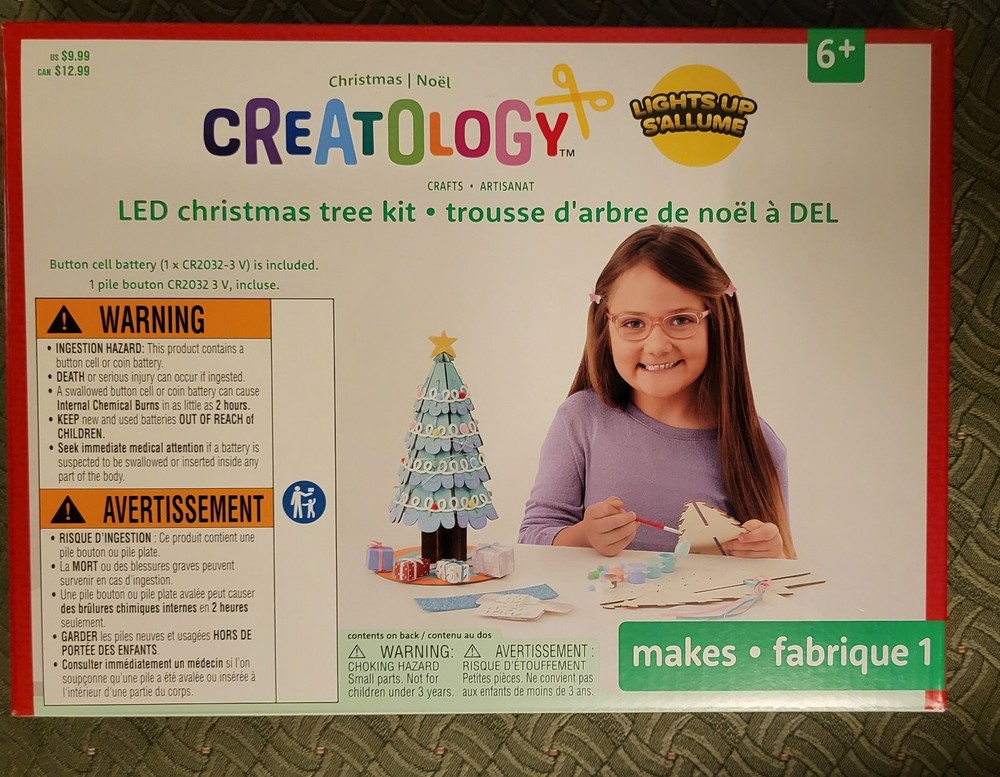Creatology Led Christmas Tree Kit 6+ NEW SEALED