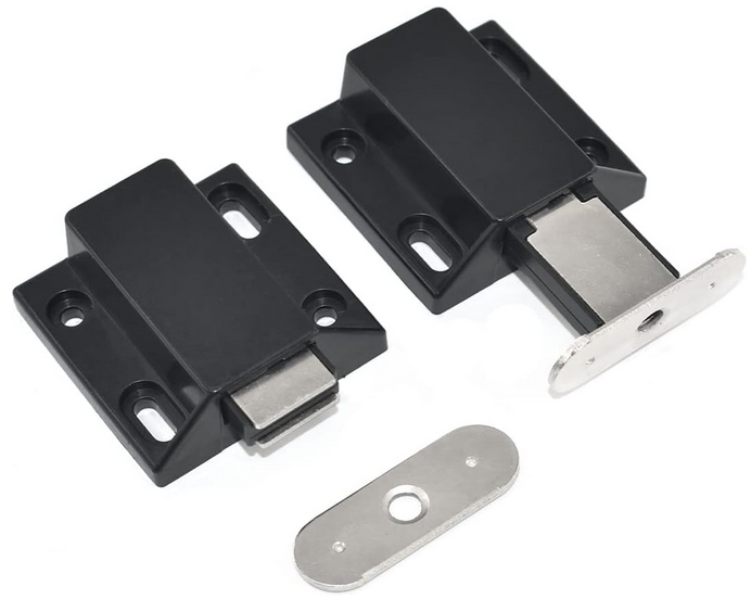 10 Pack Magnetic Push Latch Catch Push to Open Latch Pressure Touch Release C...
