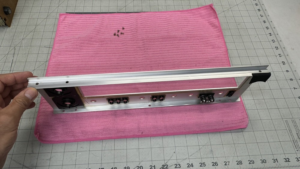 Original OEM Technics SA-300 Receiver Front Aluminum Panel Only W/ Screws 🔥