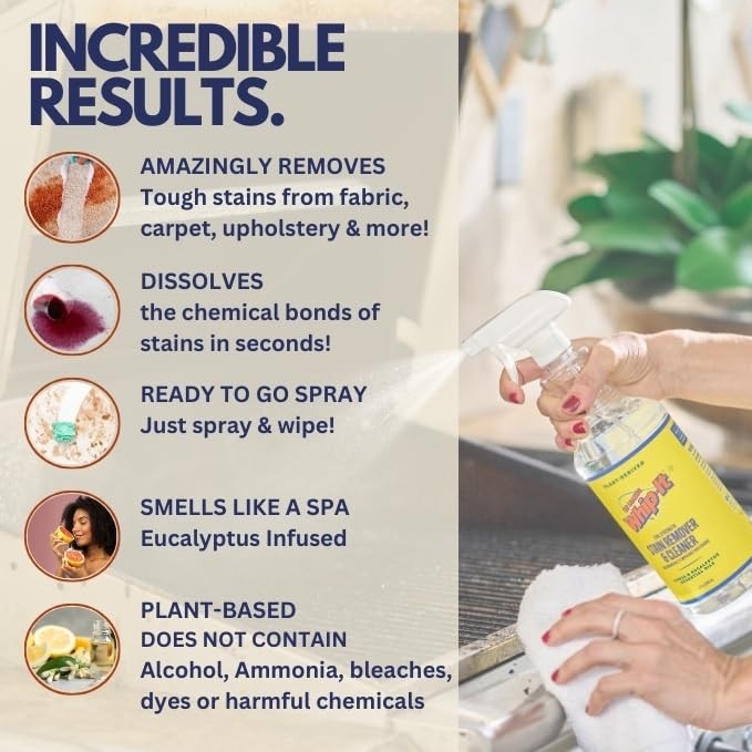 Whip It Cleaner, Multi Purpose Stain Remover 32 Fl Oz (Pack of 1)