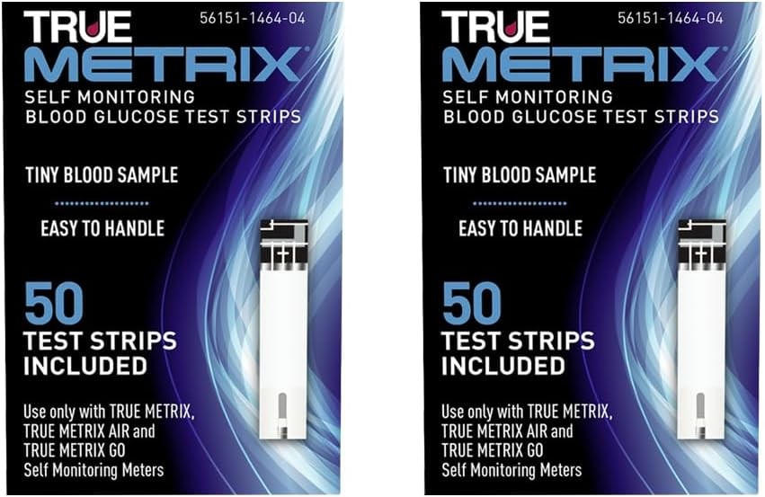TRUE METRIX® Test Strips 2 x 50ct (100 50 Count 2 Pack Strips)
