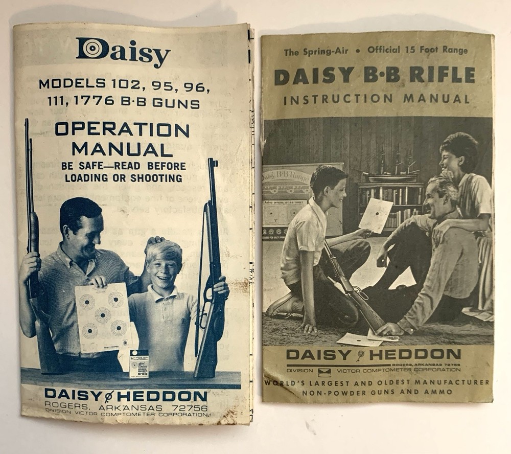 Daisy BB Rifle Instruction Manuals