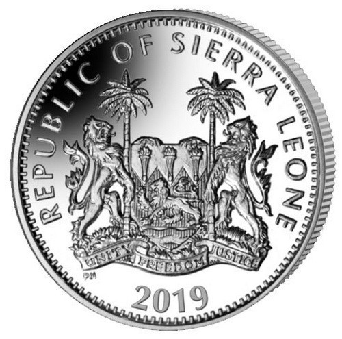 SIERRA LEONE 2018/19 'Angry Birds™ Chuck & Red' Interactive Coins w/Special Code