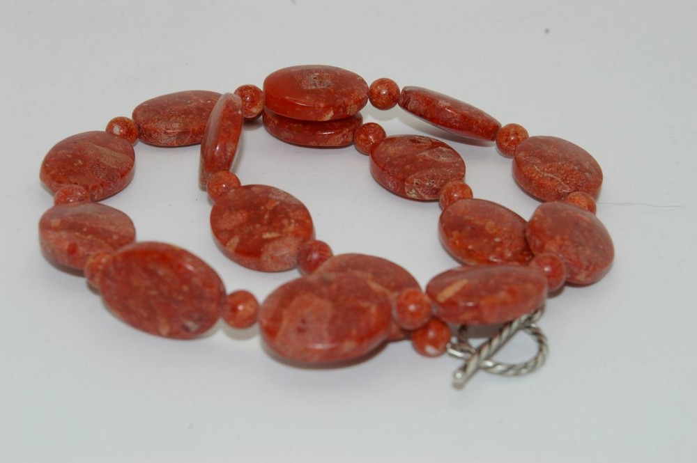 Vitality - Handcrafted Red Coral Necklace