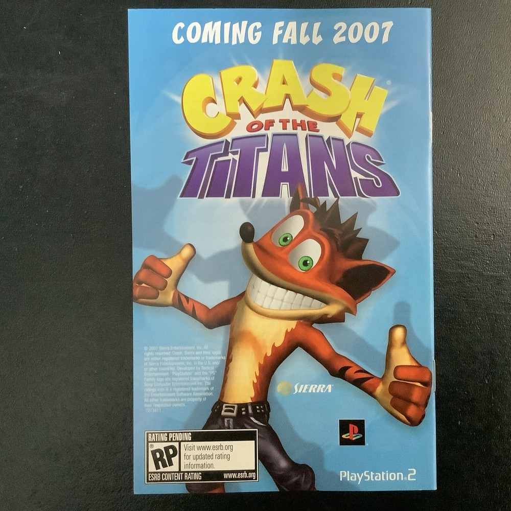 Crash Twinsanity PS2 PlayStation 2 Instruction Manual Only