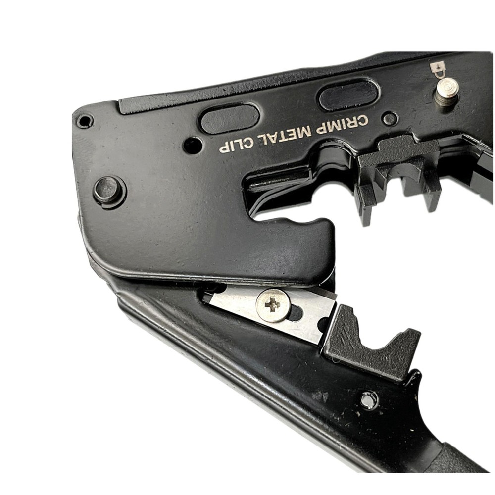 RJ45 Crimper Network Tools Ethernet Cable Stripper Through Connector Cat7/6/5 D