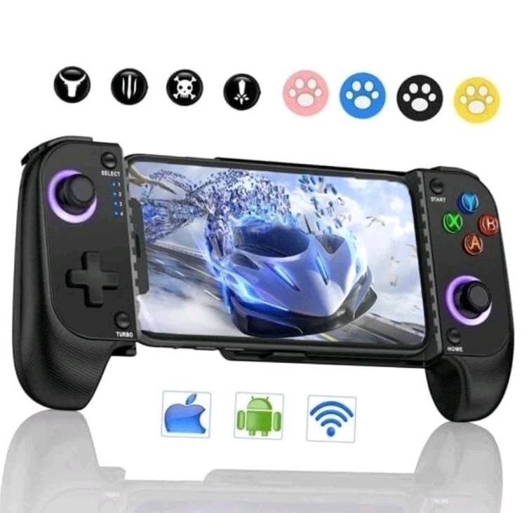 Mobile Game Controller for iphone/Android, Wireless Phone MC100 series Black-2