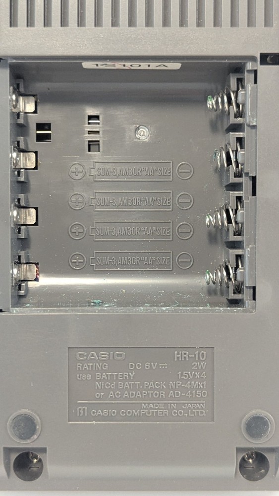 Casio HR-10 Printing Calculator Vintage - TESTED