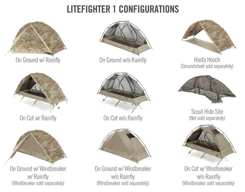 USGI LITEFIGHTER 1 Shelter System OCP/Multicam
