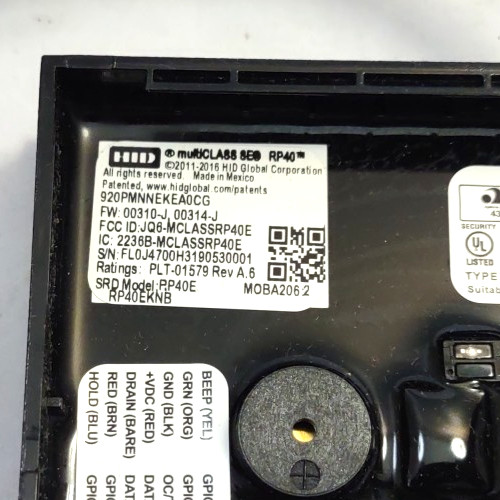 HID multiCLASS SE RP40 Wall Switch Reader RP40E 920PMNNEKEA0CG