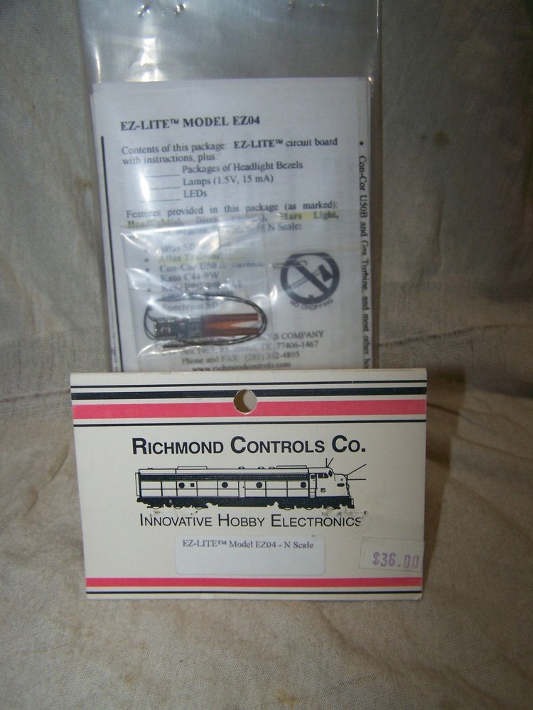 Richmond Controls #EZ04 N-Scale EZ-Light Mars & Headlight Atlas TrainMaster(DC)