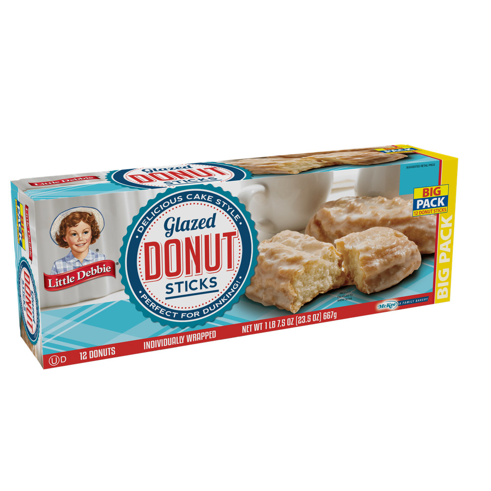 Big Pack Glazed Donut Sticks, 7.5 Oz (12 Count)