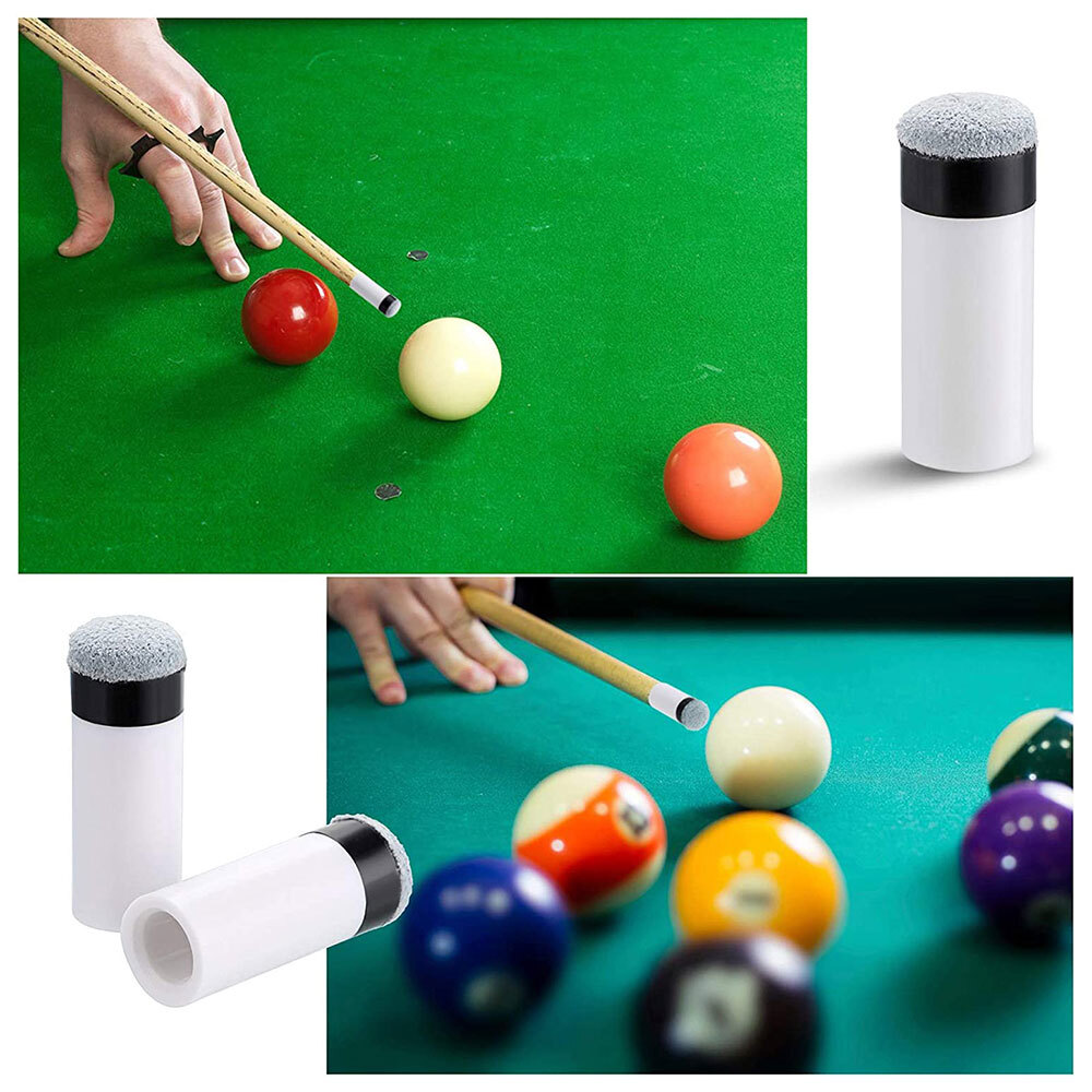 10pcs 13mm Soft Grey Cue Tips Billiard Replacement Screw-On Tips Pool Cue Stick