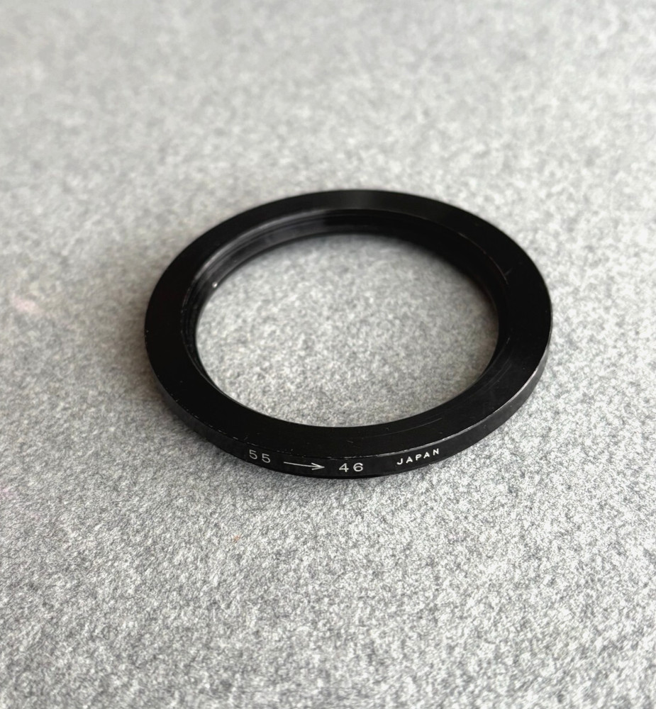 Vintage Step-Down Adapter Ring 55mm - 46mm Made in Japan