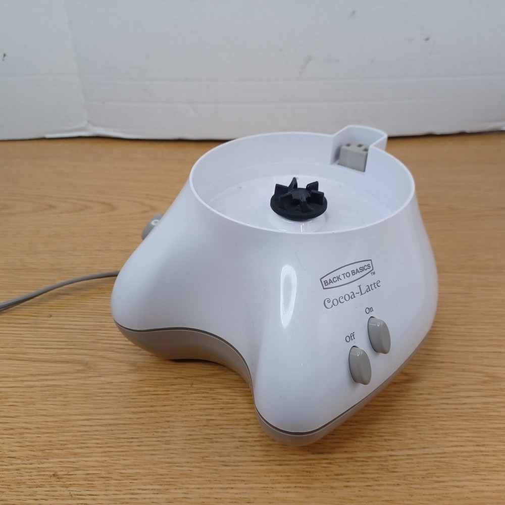 Back to Basics Cocoa Latte Frothy Hot Drink Maker Base Only White