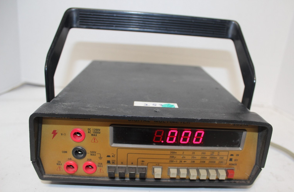 BK Precision Benchtop Digital Multimeter Model 2831A Backlit Display-Tested