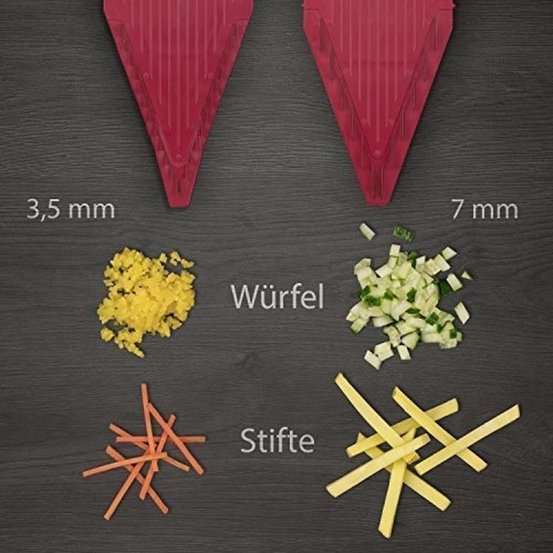 Vegetable Slicer Set W/ Interchangeable Blades Easy Cutting Hand Wash Only