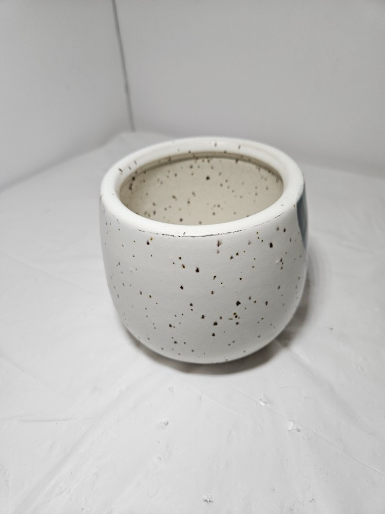 By Anthropologie Blue Rainbow planter Pot