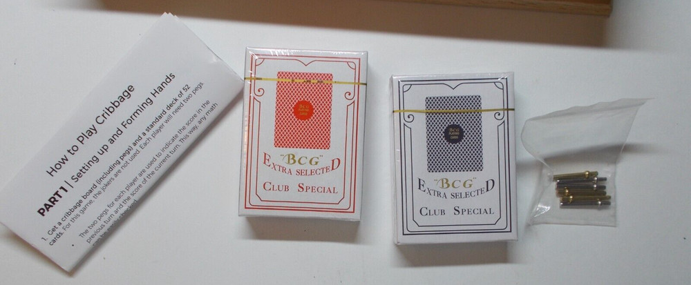 Endgamz Cribbage Set Double Track Noncontinuous 2 Player